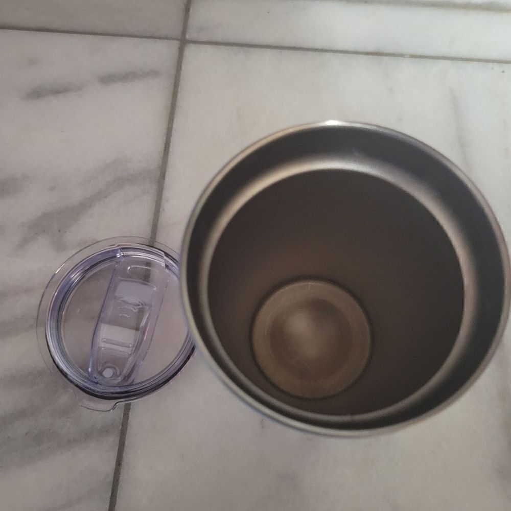 Captain America Super Dad Blue Star Print Tumbler Water Cup Drinkware - Picture 6 of 9